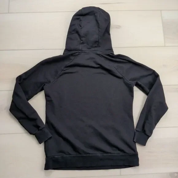 Gymshark Hoodie‎ Pullover Womens Medium Black Workout Gym Activewear Athleisure - Picture 5 of 10